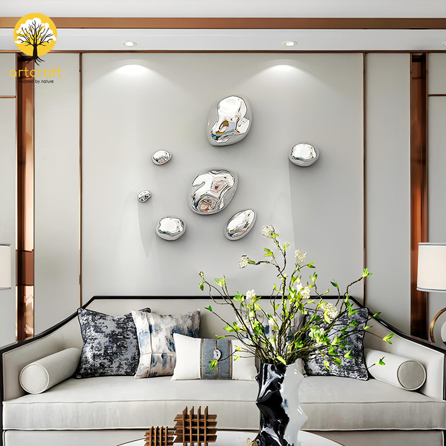 Pebbles wall decor - 100% Made in Pure Brass