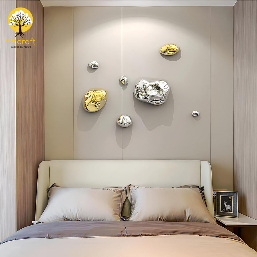 Pebbles wall decor - 100% Made in Pure Brass