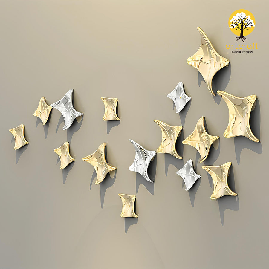 Twist Square Wall Decor - 100% Made From Brass
