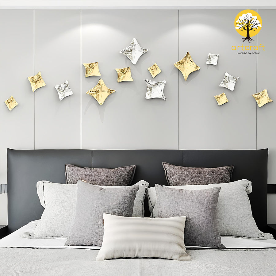 Twist Square Wall Decor - 100% Made From Brass