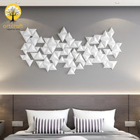 Thumbnail for White Pyramids -Wall Decor - 100% Made From Brass