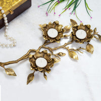 Thumbnail for FLOWER TEALIGHT TABLE DECOR - 100% MADE FROM BRASS