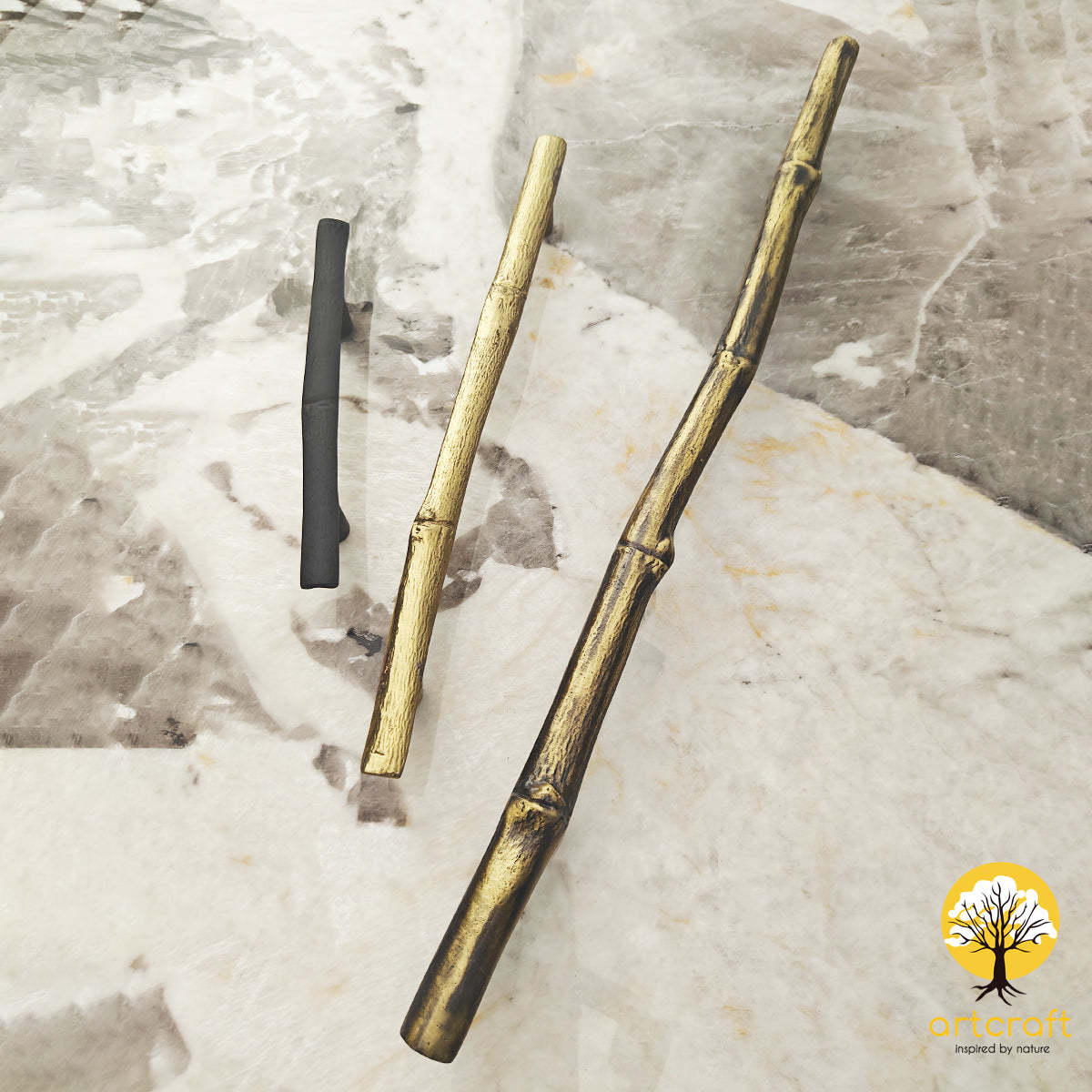 Bamboo Handle - 100% Made from Pure Brass