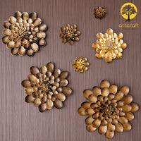 Thumbnail for Dalhia Wall Flower Decor - 100% Made From Brass