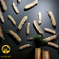 Thumbnail for Feather Wall Hanging - 100% Made In Brass