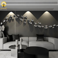 Thumbnail for FOLD LEAF WALL HANGING - 100% MADE IN BRASS