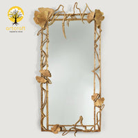 Thumbnail for Gingko Wall Mirror - 100% Made From Brass