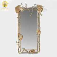 Thumbnail for Gingko Wall Mirror - 100% Made From Brass