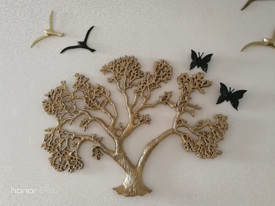 3D ButterFly Wall Decor - 100% Made From Brass