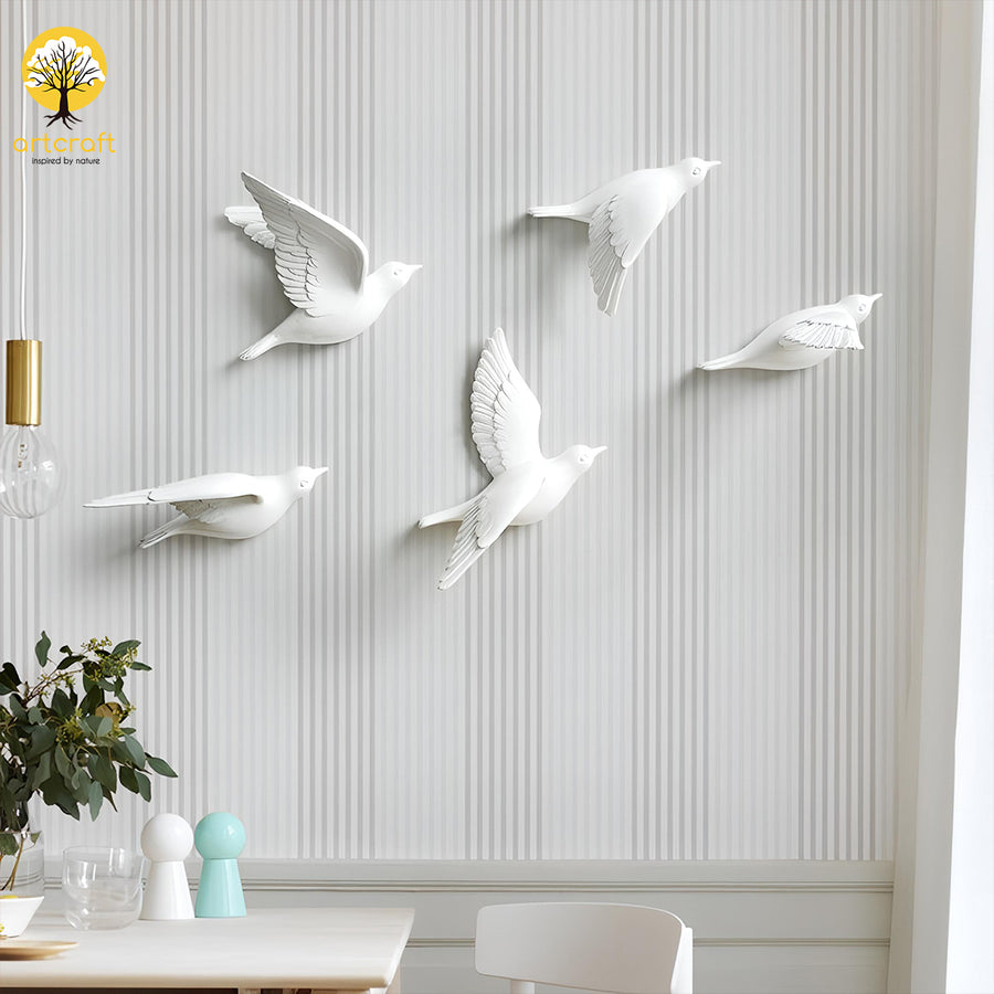 Magpie-Flying Birds - 100% Made From Brass