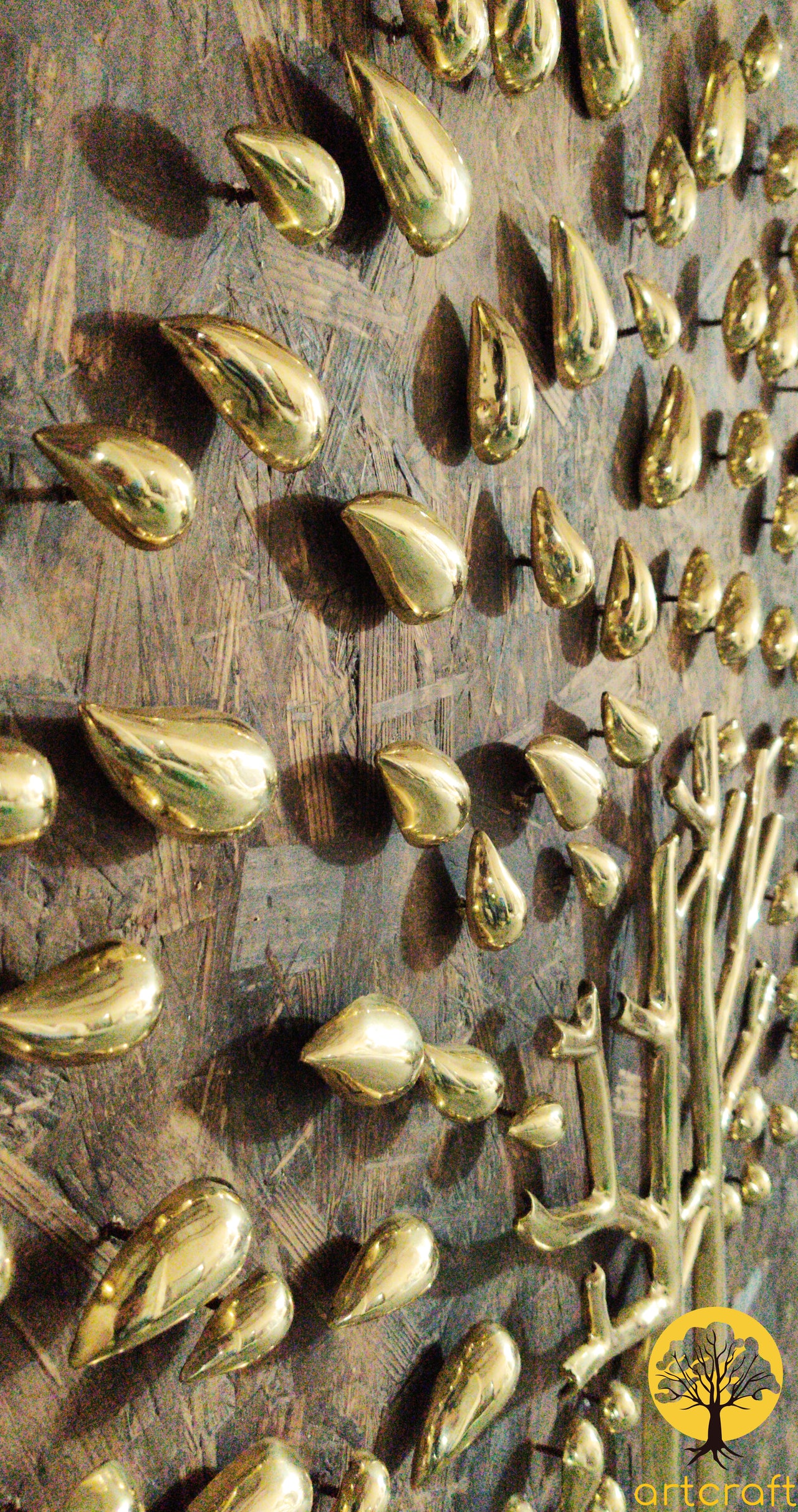 Dew Drop Brass Tree - Made in Brass