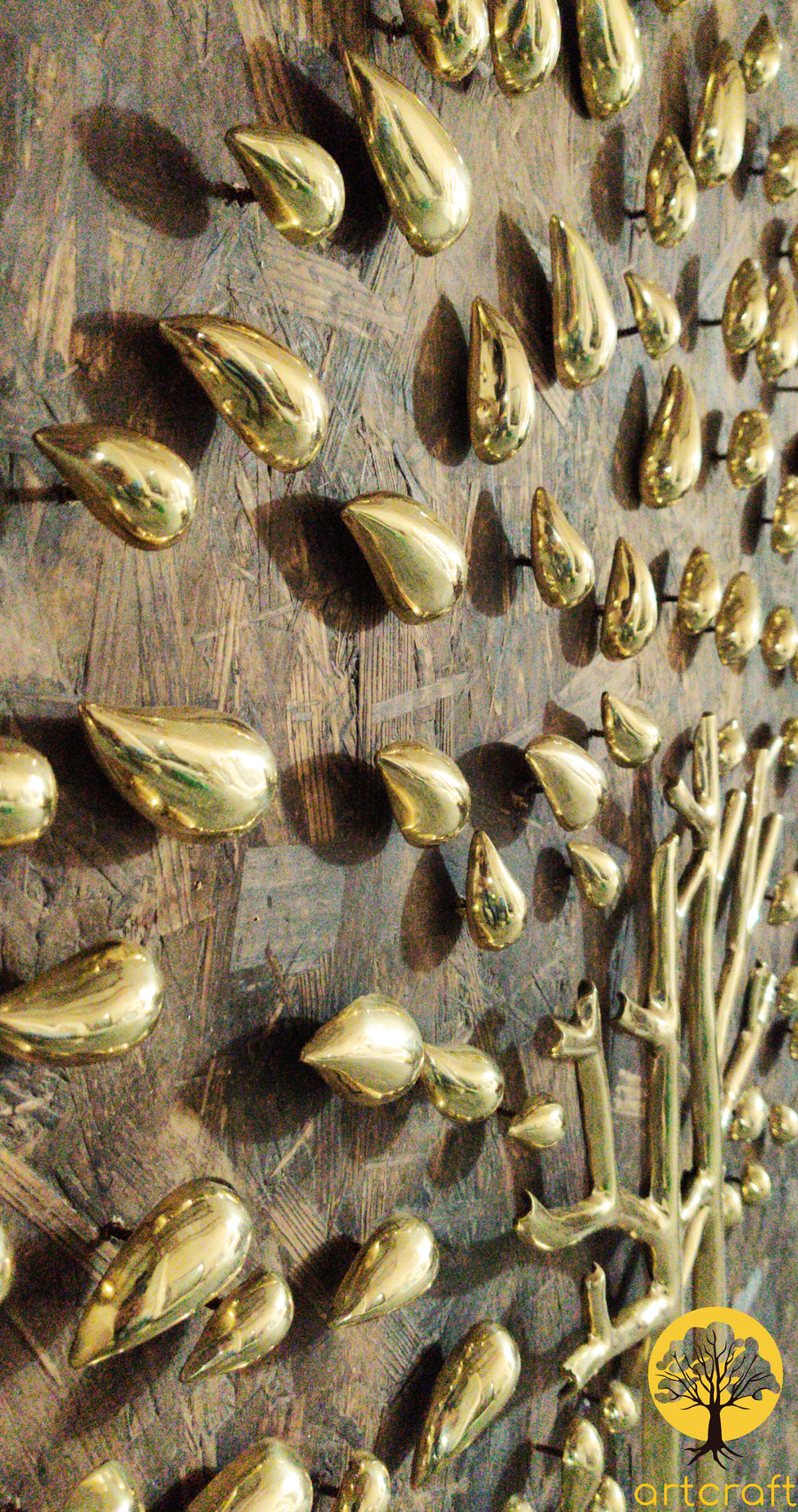 Dew Drop Brass Tree - Made in Brass