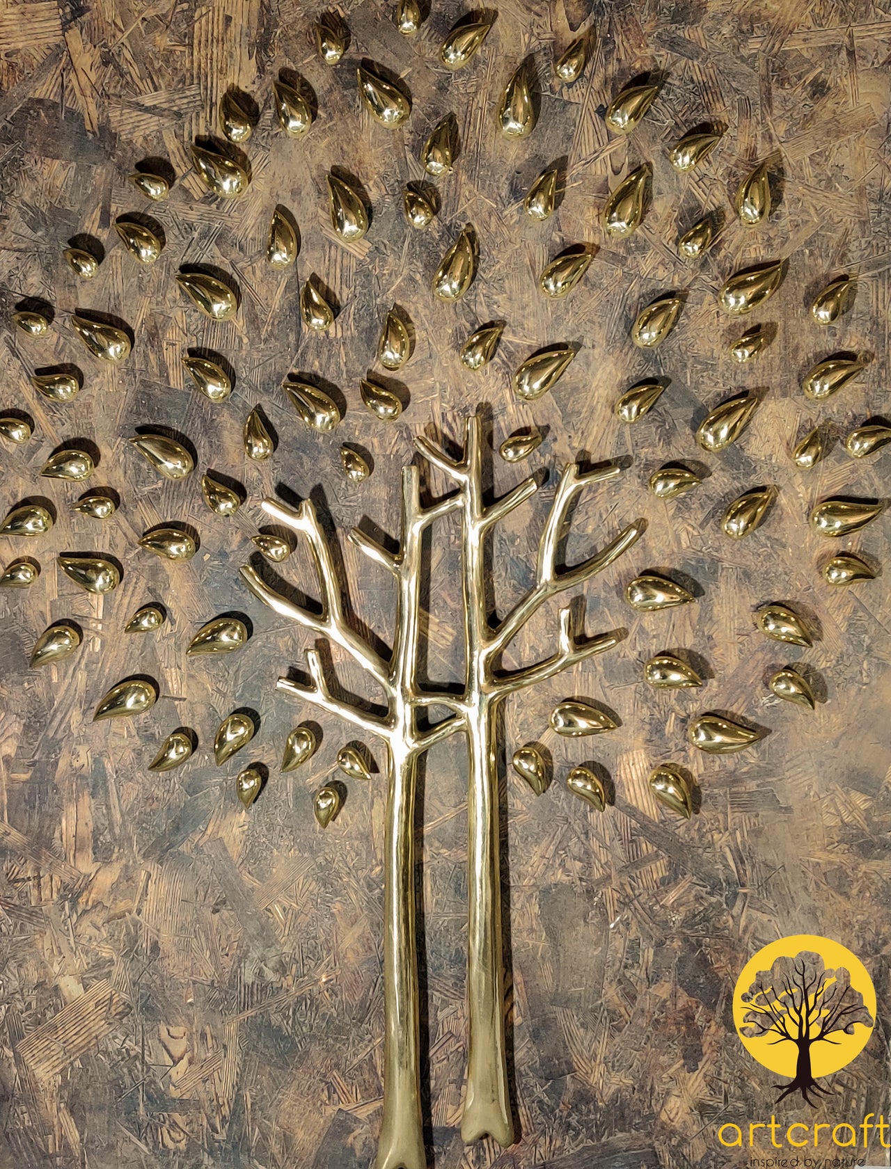 Dew Drop Brass Tree - Made in Brass