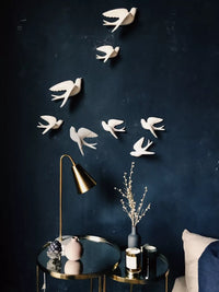 Thumbnail for White Swallows - Flying Birds - 100% Made From Brass