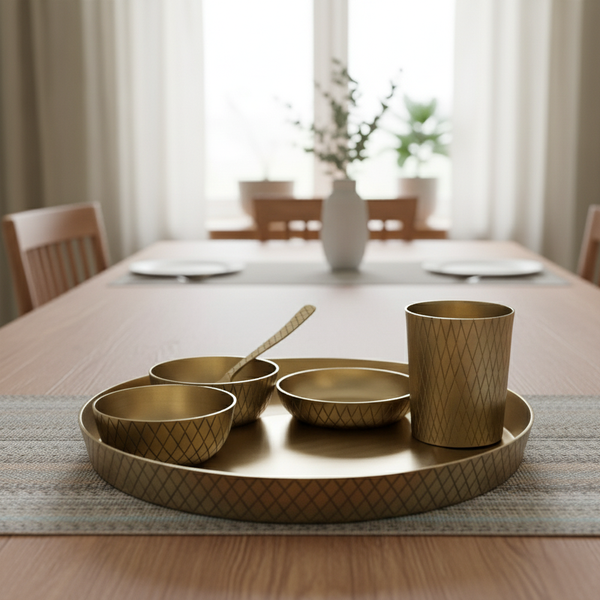 Cutwork - Set of 6 Kansa Utensils