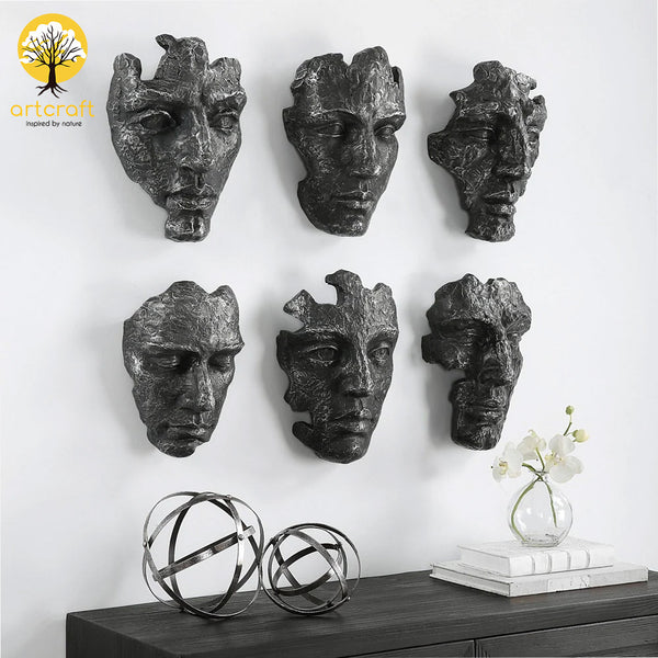 Faces Wall Decor - 100% Made in Pure Brass
