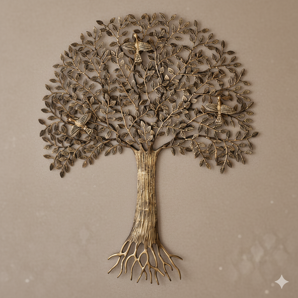 Brass Kalpavriksha Tree of Life - Tree of Life