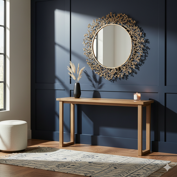 Shrub Wall Mirror - 100% Made From Brass