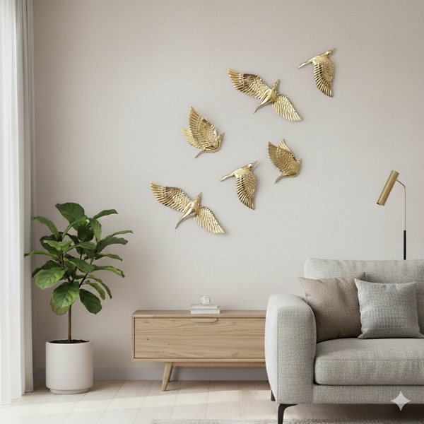 Birds of Freedom - 100% Made From Brass