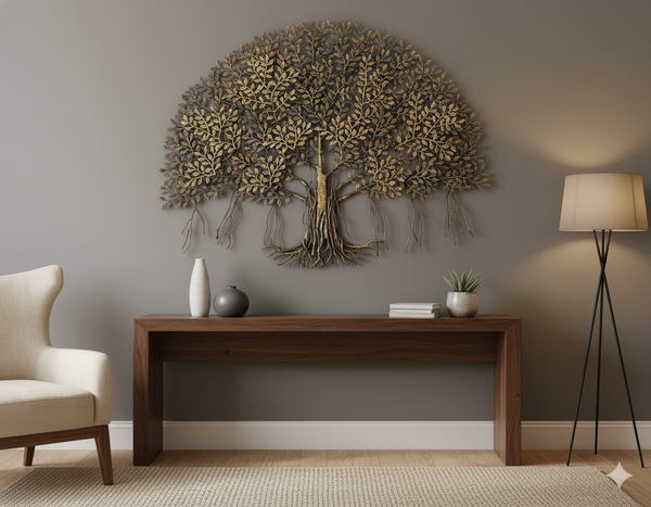 Brass Kalpvriksha Tree of Life - Banyan Concept