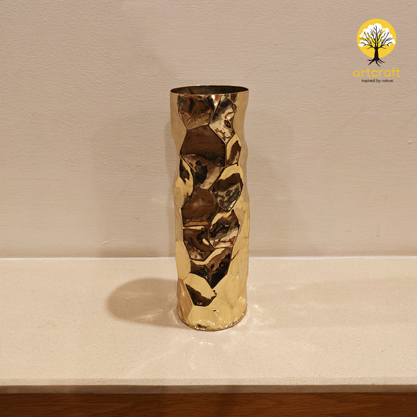 Hammered Vase - Made in 100% Pure Brass