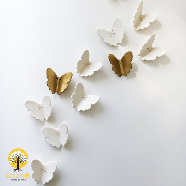 Urban ButterFly Wall Decor - 100% Made From Brass