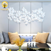 Thumbnail for White Pyramids -Wall Decor  - 100% Made From Brass
