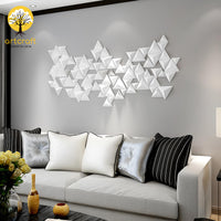 Thumbnail for White Pyramids -Wall Decor  - 100% Made From Brass