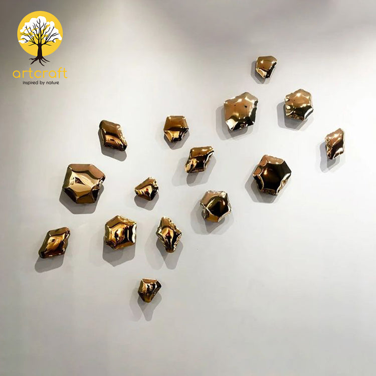 Stones wall decor - 100% Made in Pure Brass – Artcraft
