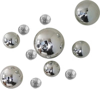 Thumbnail for CHROME SPHERICAL BALLS WALL HANGING - 100% MADE IN BRASS