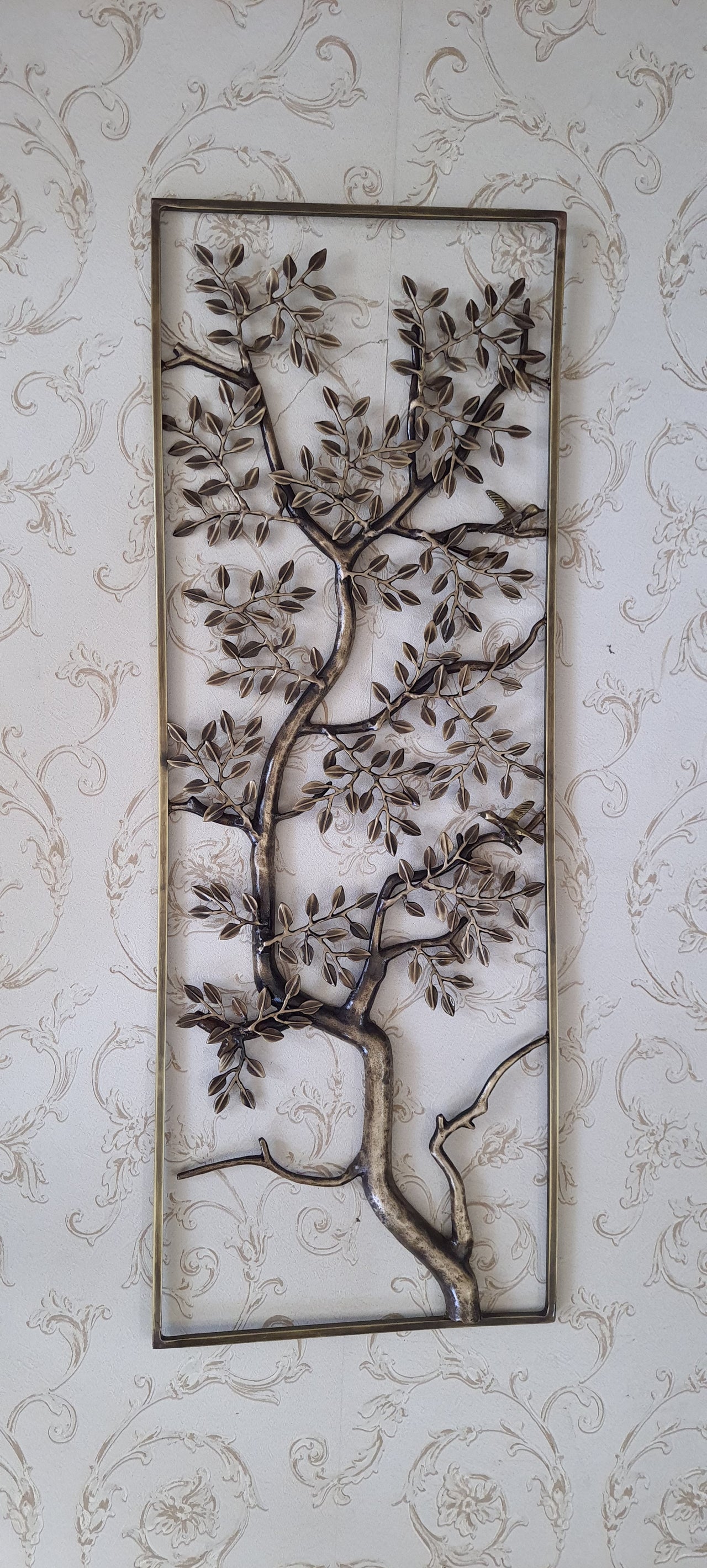 TREE IN A FRAME - 100% MADE FROM BRASS