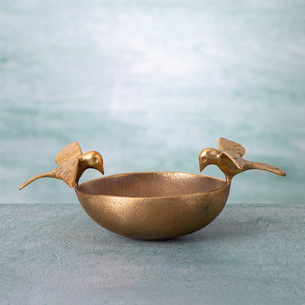 BIRD BOWL BUNCH TABLE DECOR - 100% MADE FROM BRASS