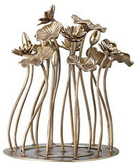 Thumbnail for WIDE LOTUS BUNCH TABLE DECOR - 100% MADE FROM BRASS
