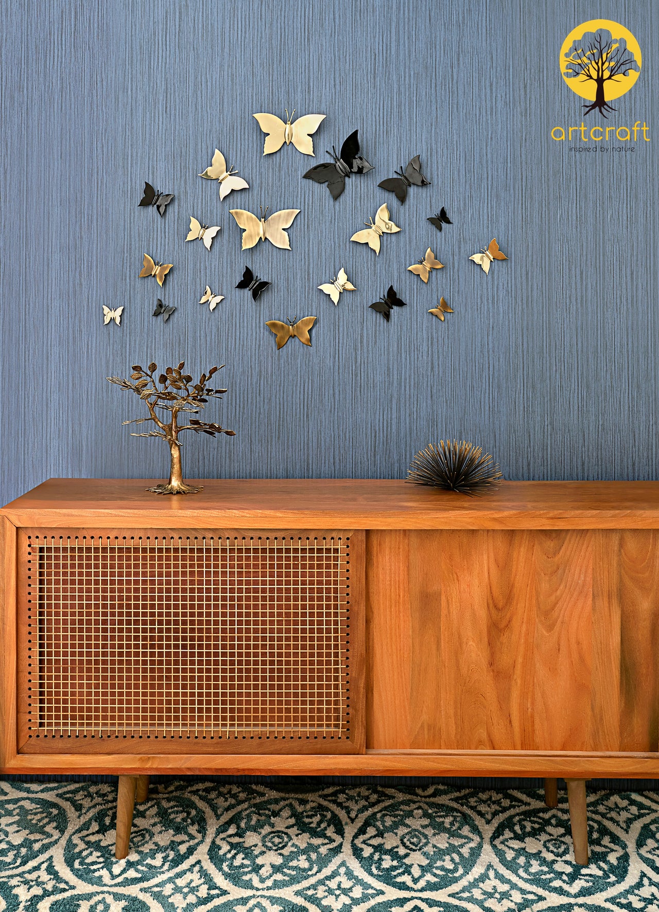 ButterFly Wall Decor - 100% Made From Brass