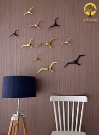 Thumbnail for Bracketed Flying birds Wall Hanging - 100% Made From Brass