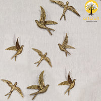 Thumbnail for Barn Swallows Wall Hanging- 100% MADE IN BRASS