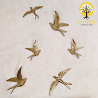 Thumbnail for Barn Swallows Wall Hanging- 100% MADE IN BRASS