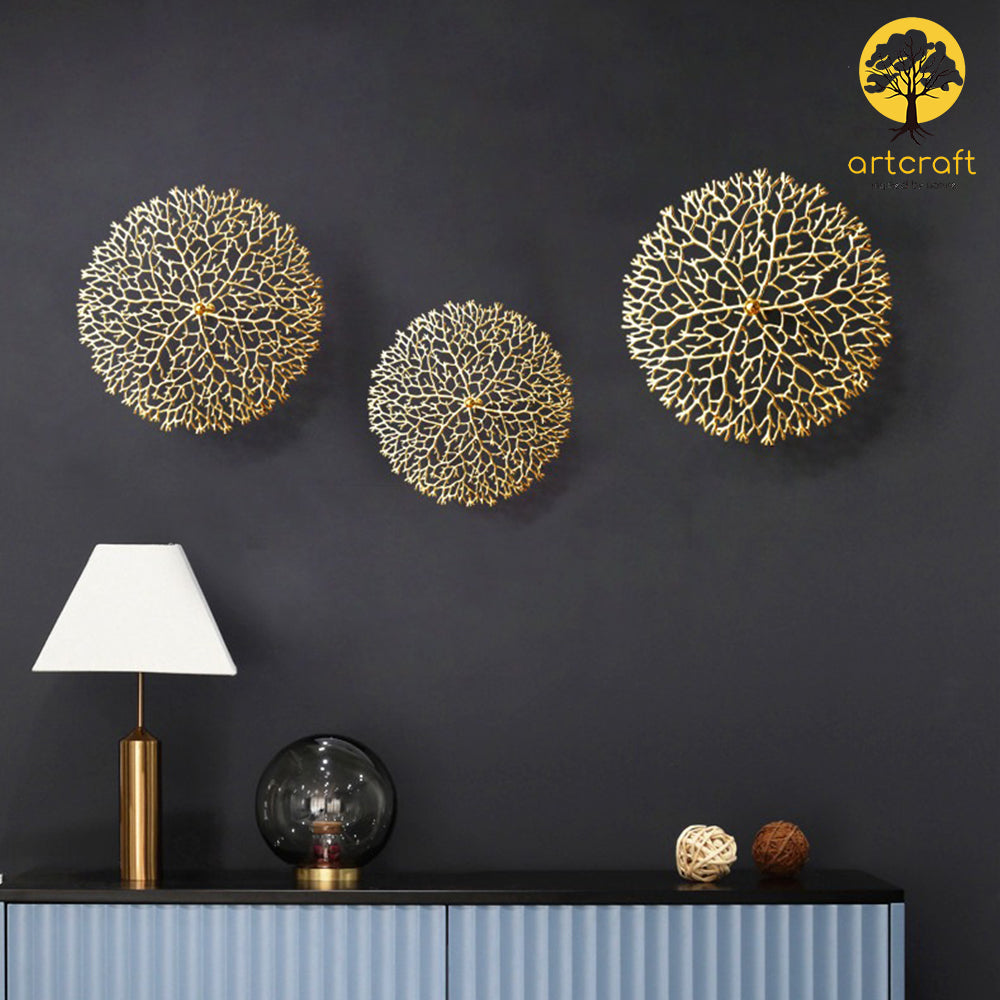 CORAL WALL HANGING - 100% MADE IN BRASS