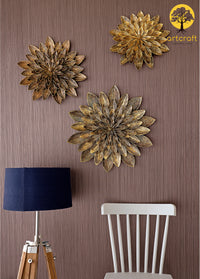Thumbnail for Chrysanthemum Wall Flower Decor - 100% Made From Brass