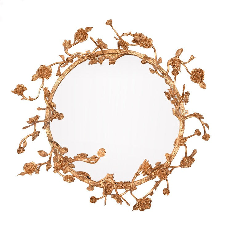 Flora Wall Mirror - 100% Made From Brass