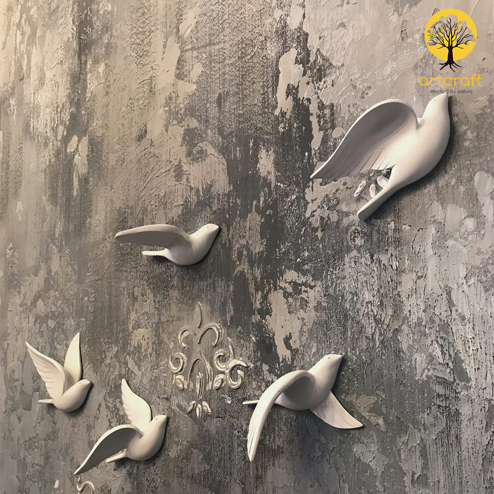 Peace Birds Wall Decor - 100% Made in Brass
