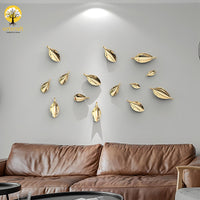 Thumbnail for FOLD LEAF WALL HANGING - 100% MADE IN BRASS