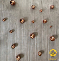 Thumbnail for ROSE GOLD SPHERICAL BALLS WALL HANGING - 100% MADE IN BRASS