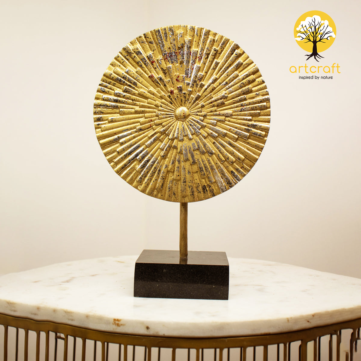 Infinity Disc Table Art - 100% MADE FROM BRASS