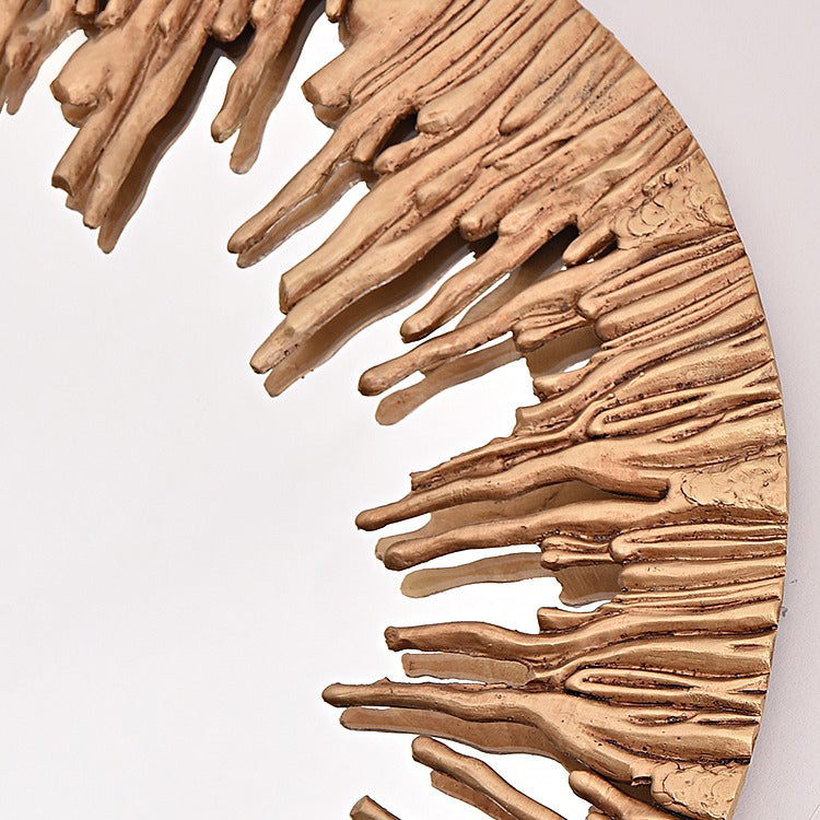 Lava Wall Mirror - 100% Made From Brass