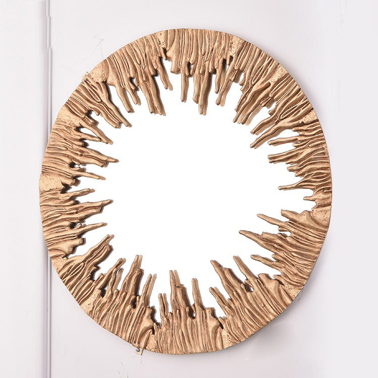 Lava Wall Mirror - 100% Made From Brass