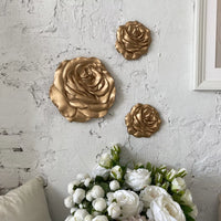 Thumbnail for Rose Lite Wall Flower Decor - 100% Made From Brass