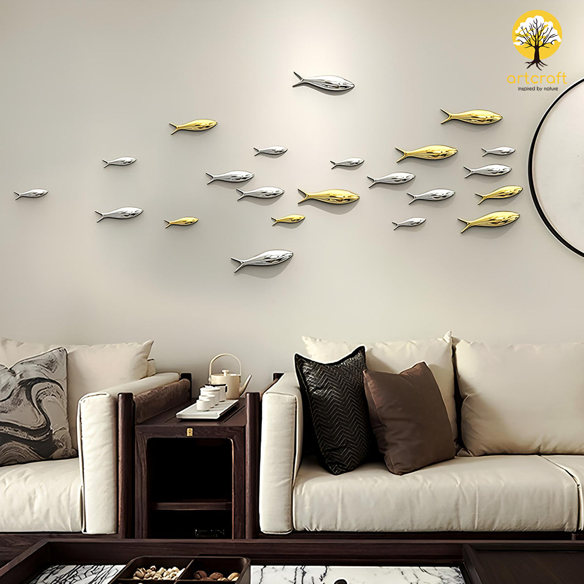 Tuna fish wall decor - 100% Made in Pure Brass