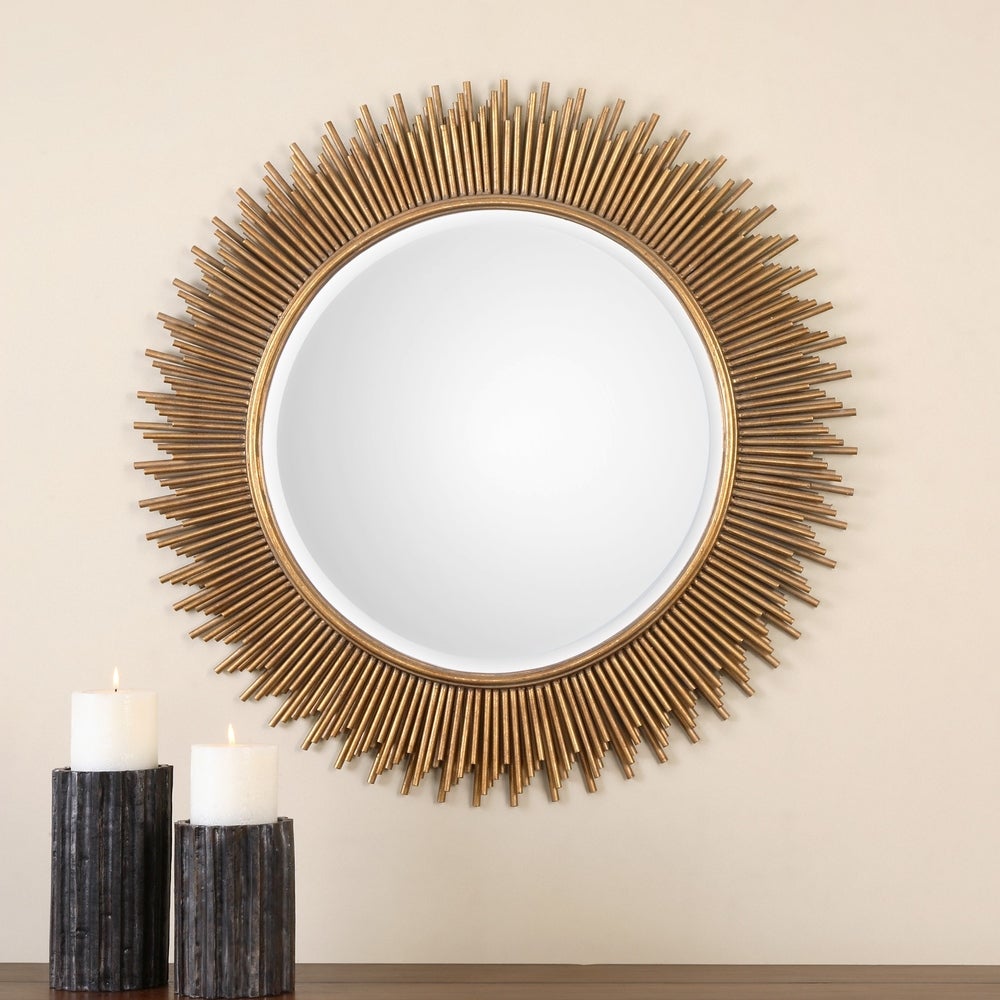 Shams Wall Mirror - 100% Made From Brass