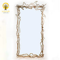 Thumbnail for Vine Wall Mirror - 100% Made From Brass